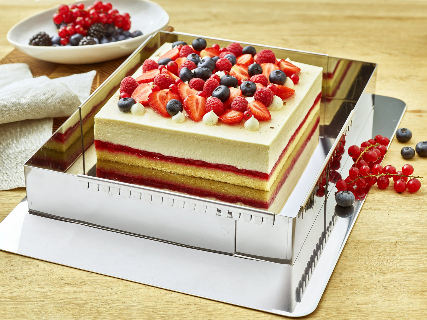 De Buyer Adjustable 37 x 37cm Pastry Square Frame