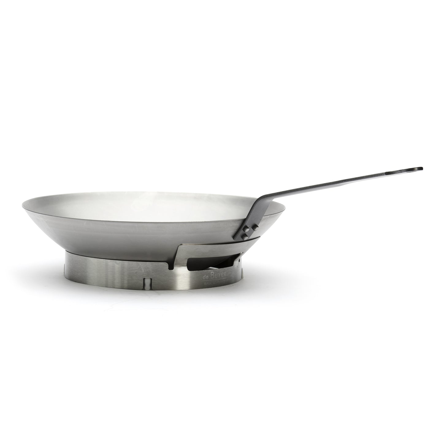 De Buyer Stainless Steel 24cm Stand for Round Wok