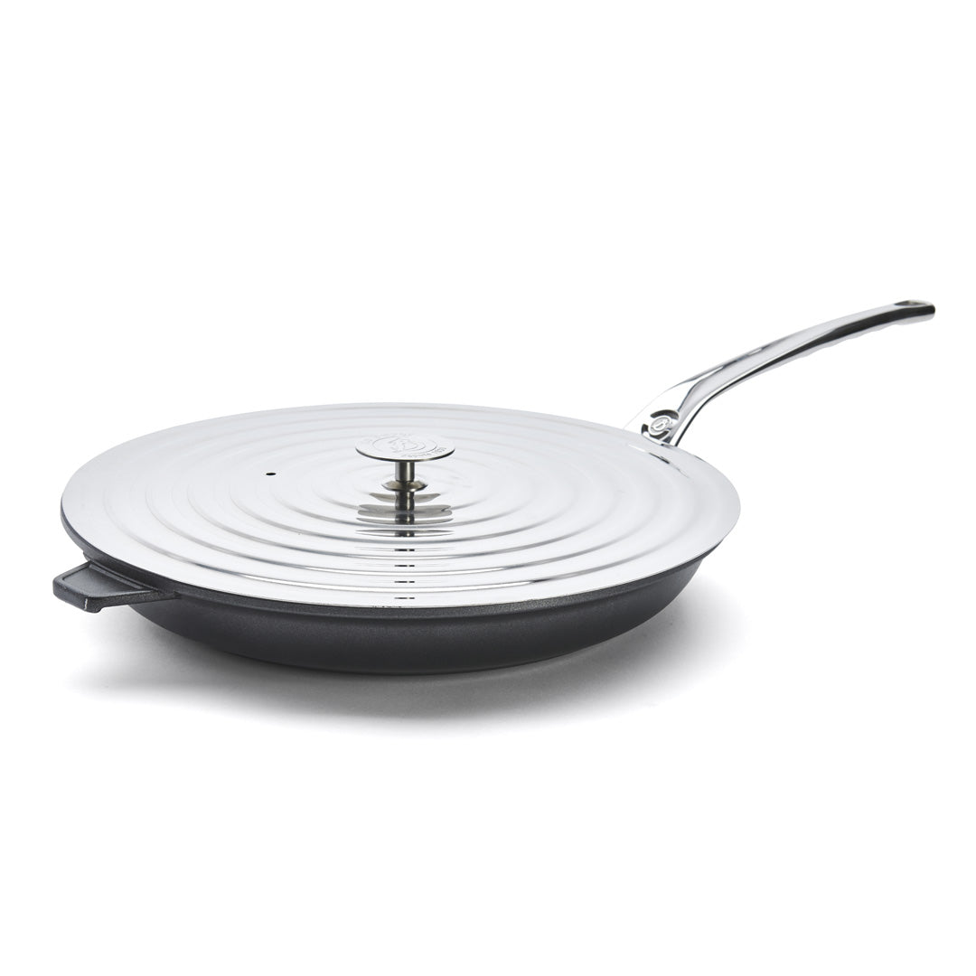 De Buyer Universal 30-31cm Stainless Steel Frying Pan Lid