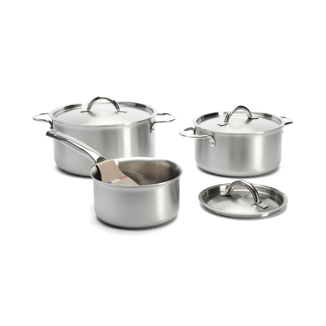 De Buyer Alchimy 3pc Saucepan Set