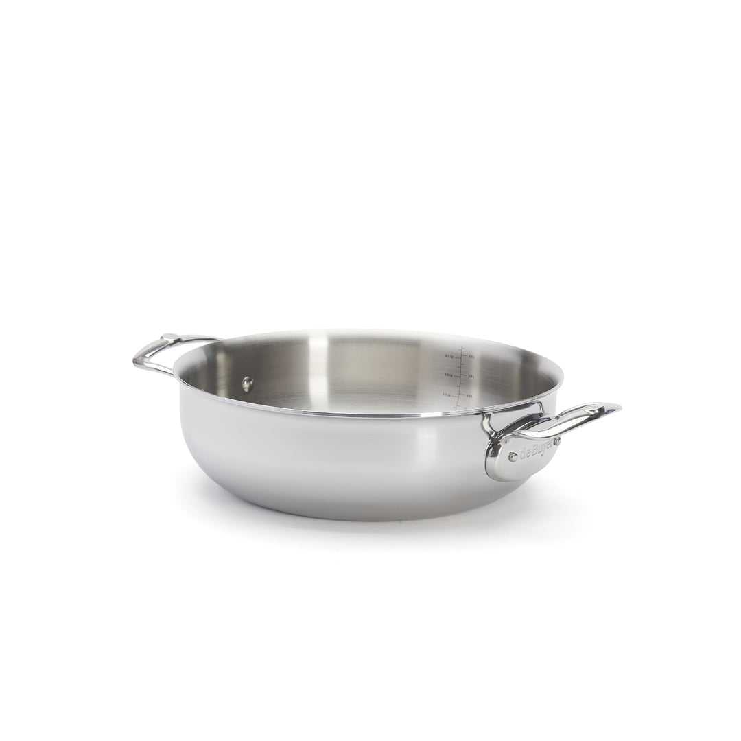 De Buyer Affinity 28cm Conical Sauté Pan with Lid