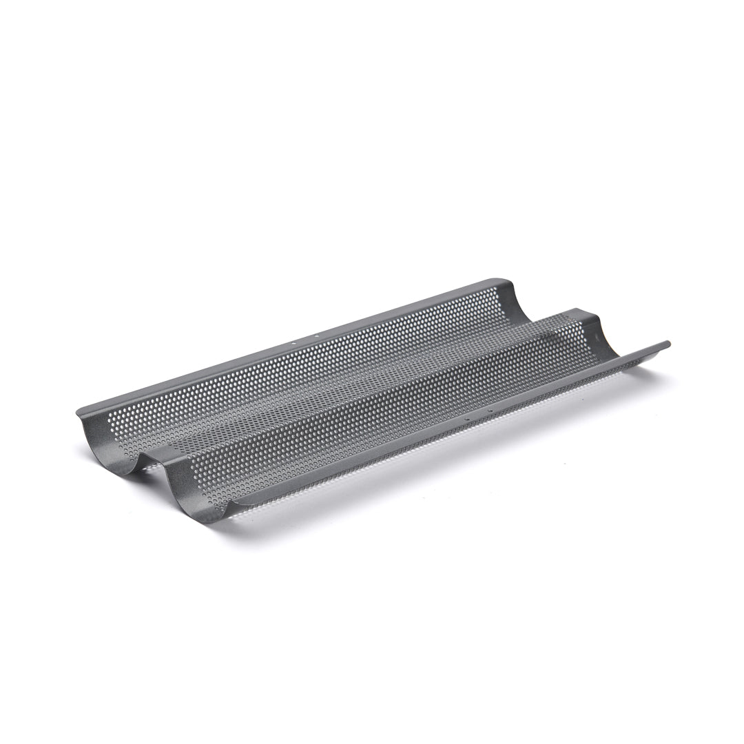 De Buyer Perforated Baguette Baking Tray