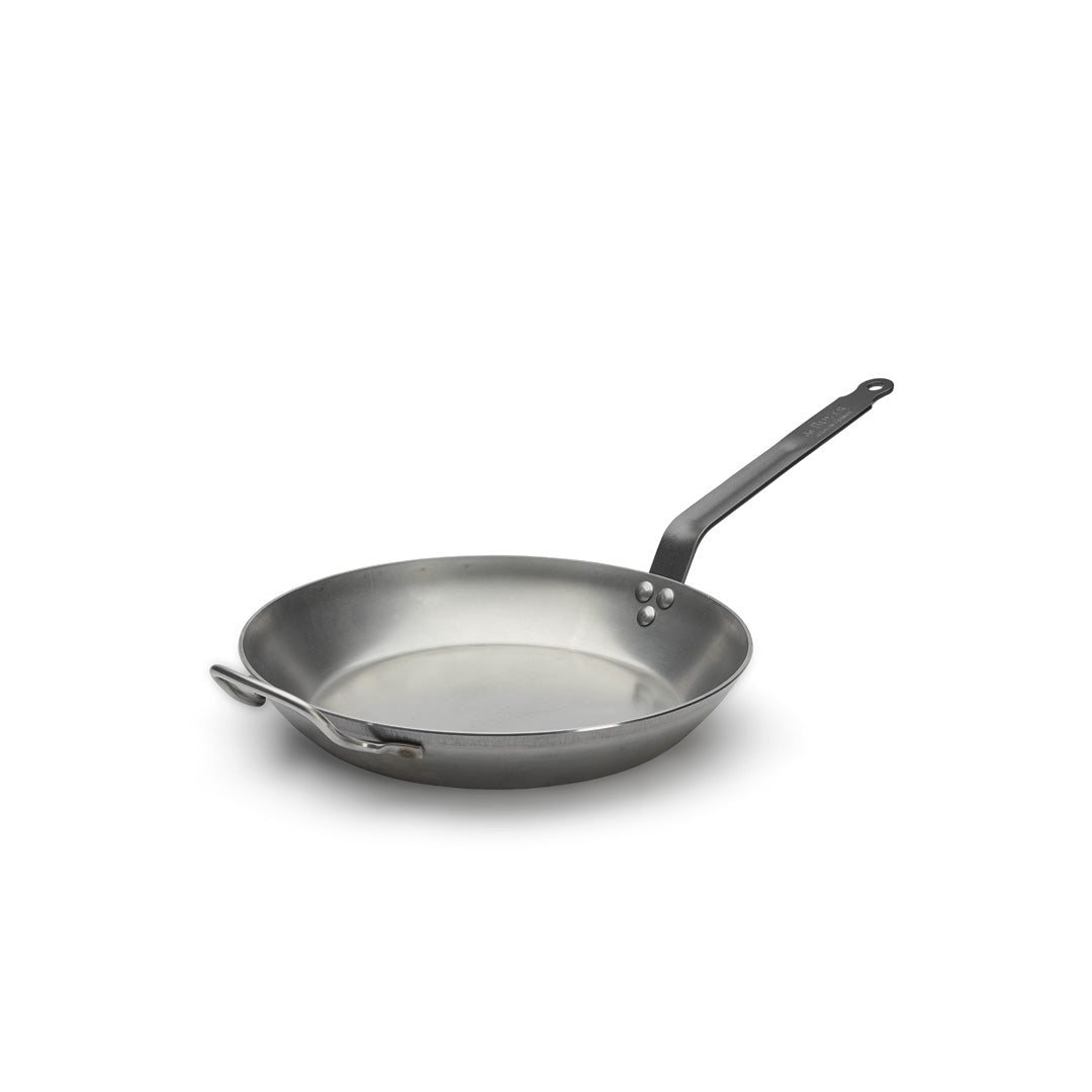 De Buyer Carbone Plus 32cm Round Lyonnaise Frying Pan W/2 Handles