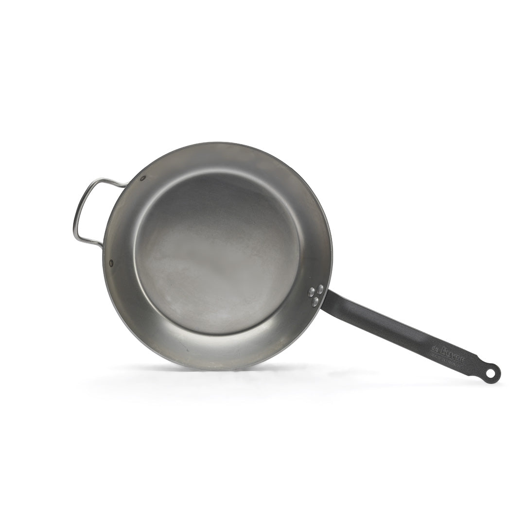 De Buyer Carbone Plus 32cm Round Lyonnaise Frying Pan W/2 Handles
