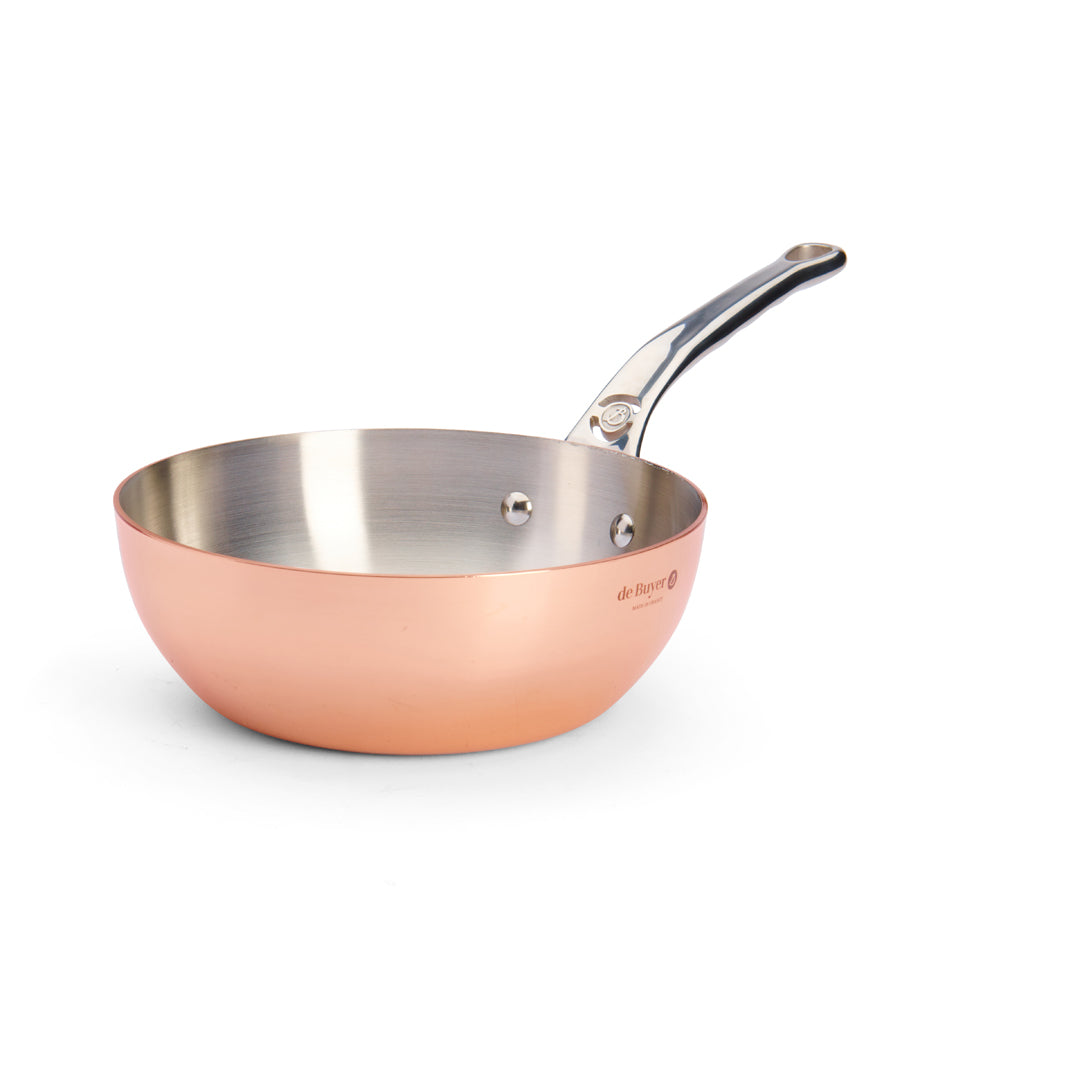 De Buyer Prima Matera 20cm Conical Saute Pan | Steel Handle