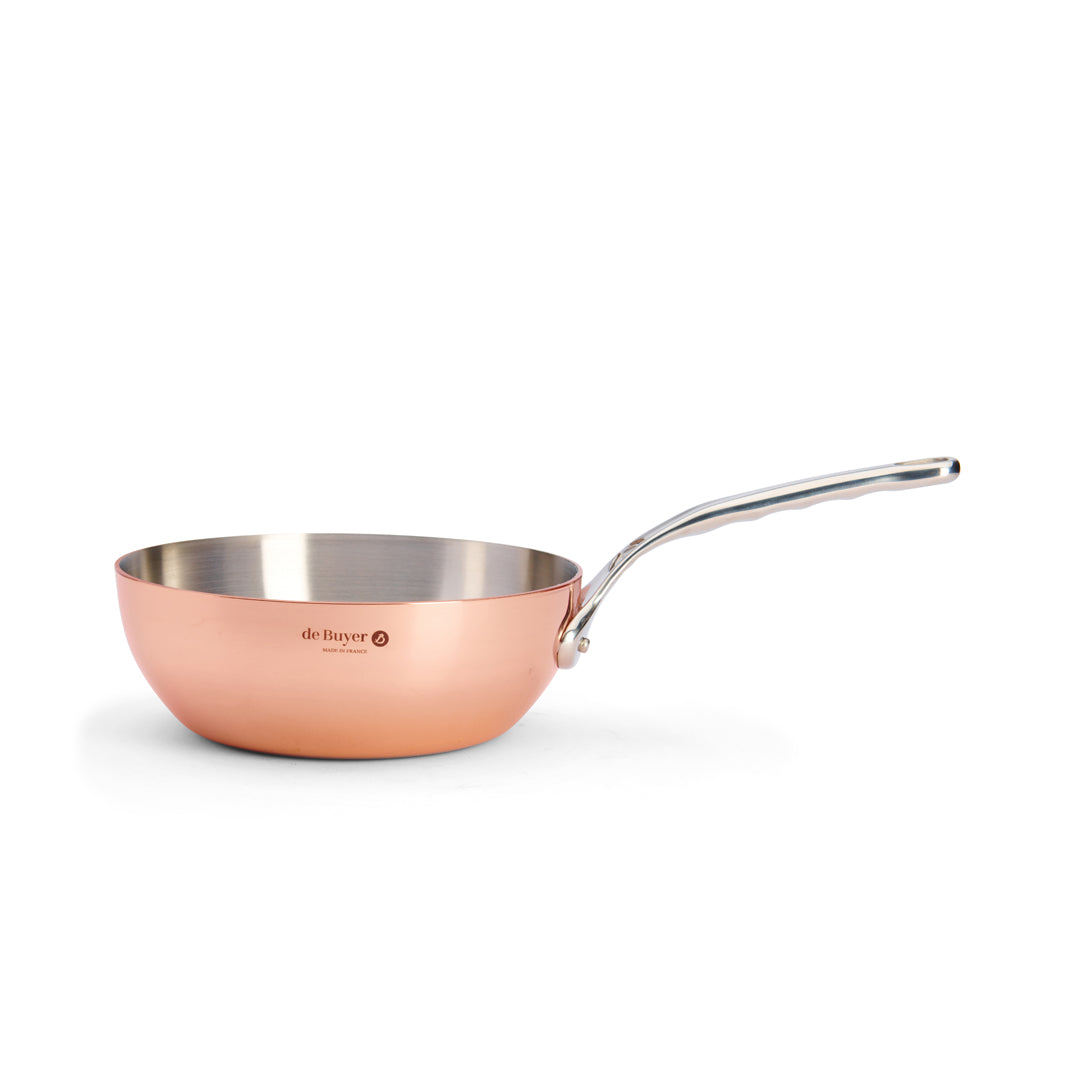 De Buyer Prima Matera 20cm Conical Saute Pan | Steel Handle