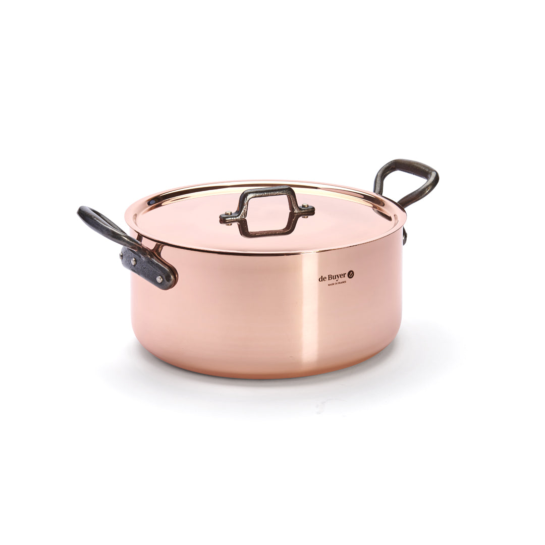 De Buyer Prima Matera 28cm Stewpan with Lid | Cast Handle
