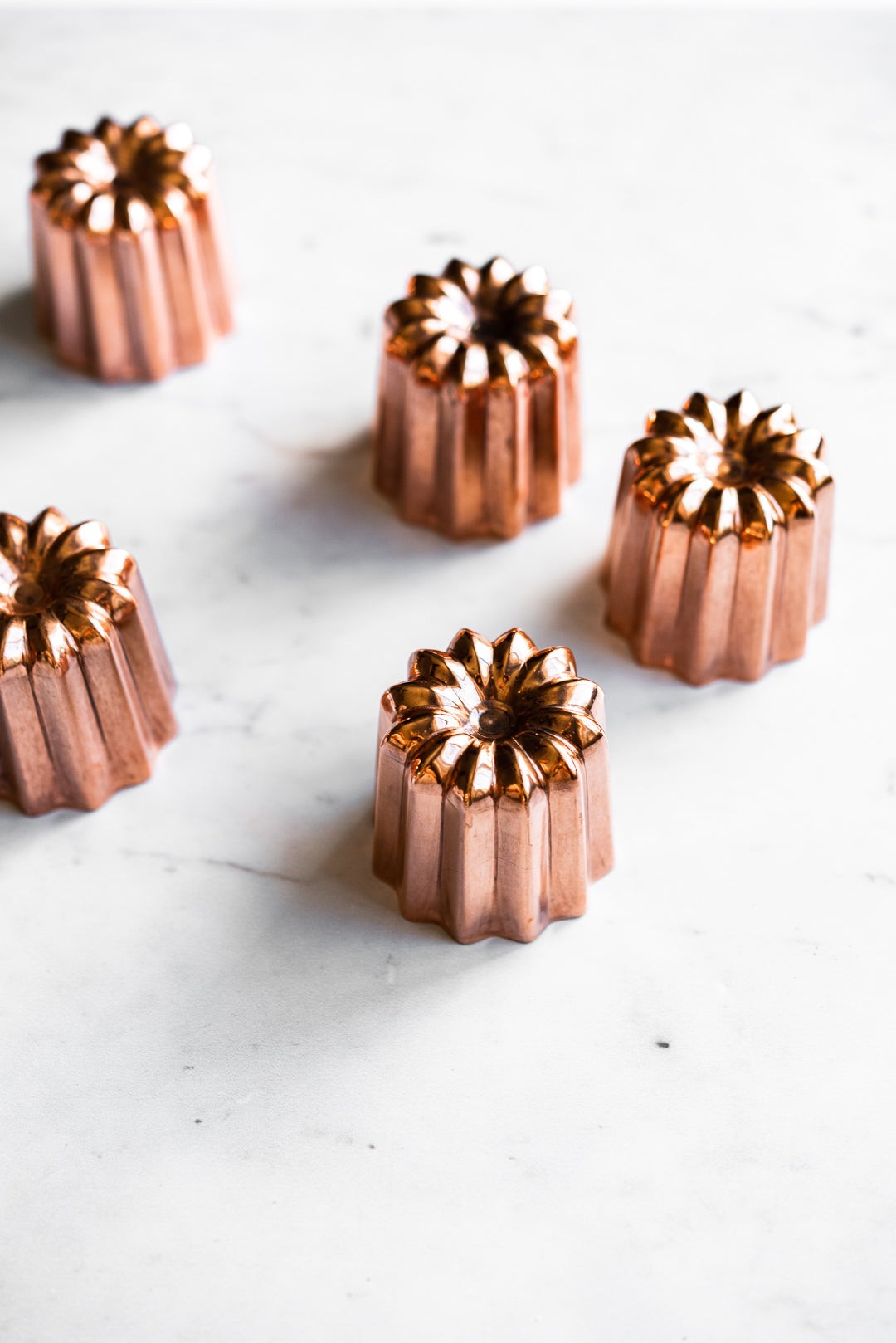 De Buyer Copper 3.5cm Bordelais Fluted Mould