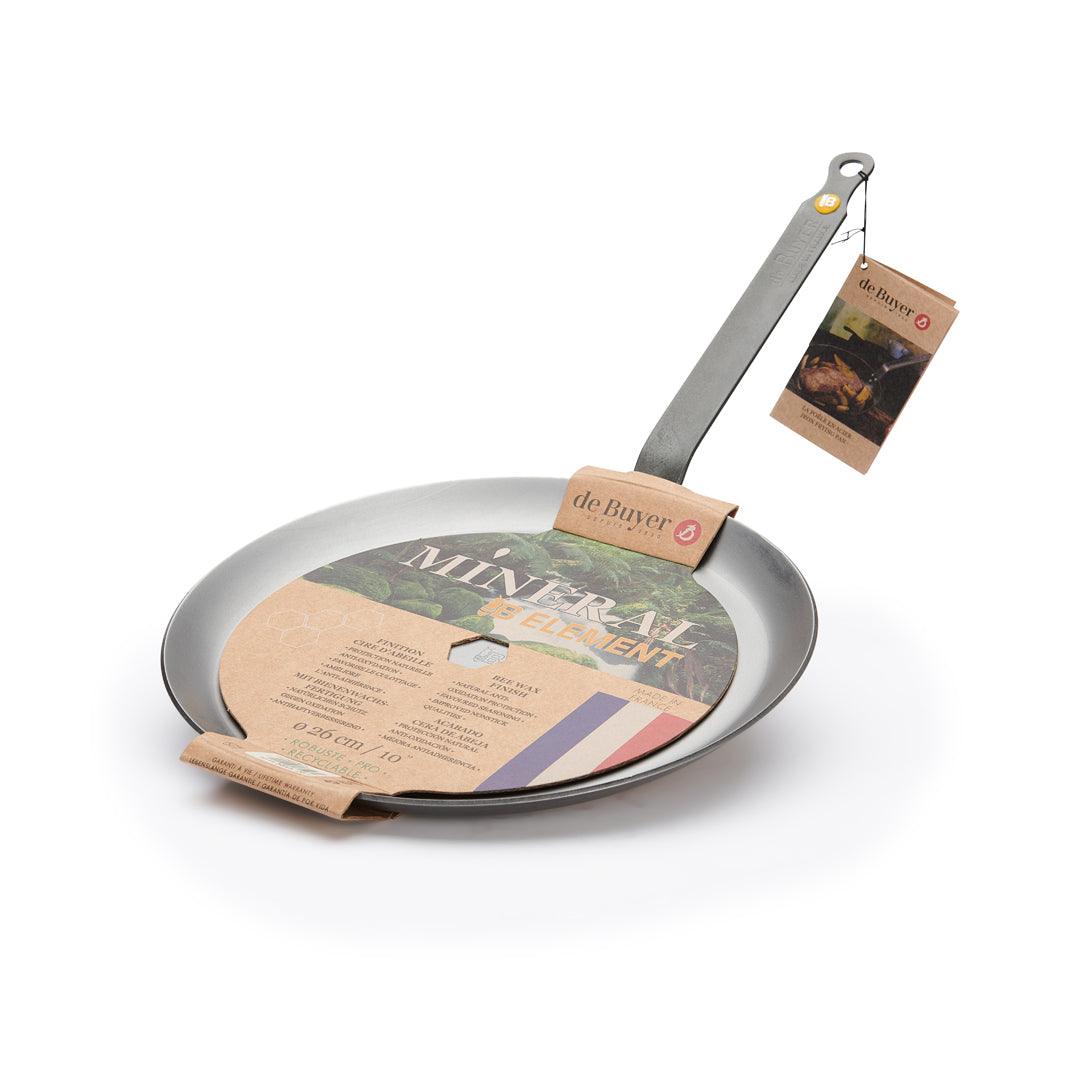 De Buyer Mineral B 24cm Crepe Pan - HAUSwares