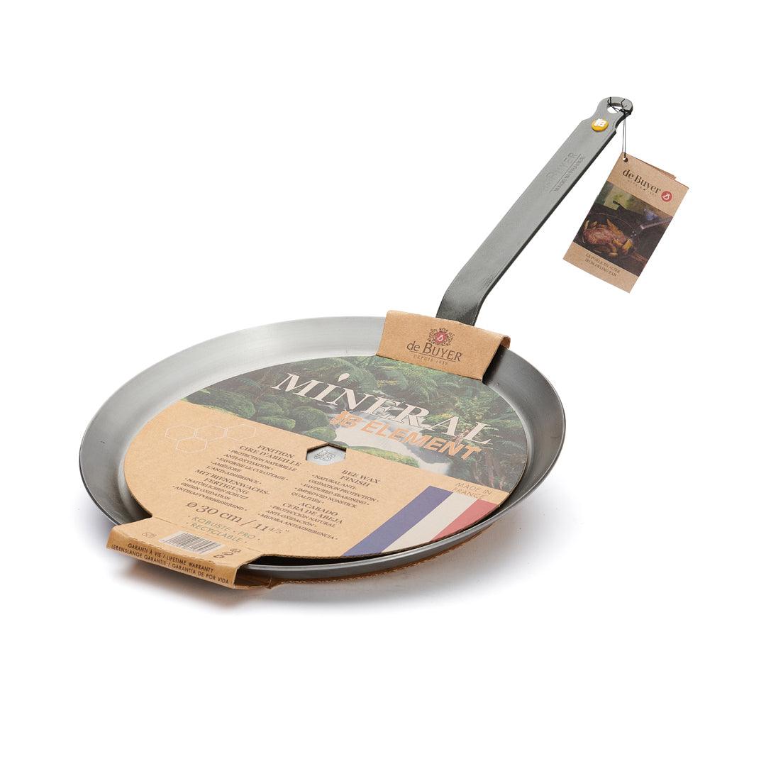 De Buyer Mineral B 30cm Crepe Pan - HAUSwares
