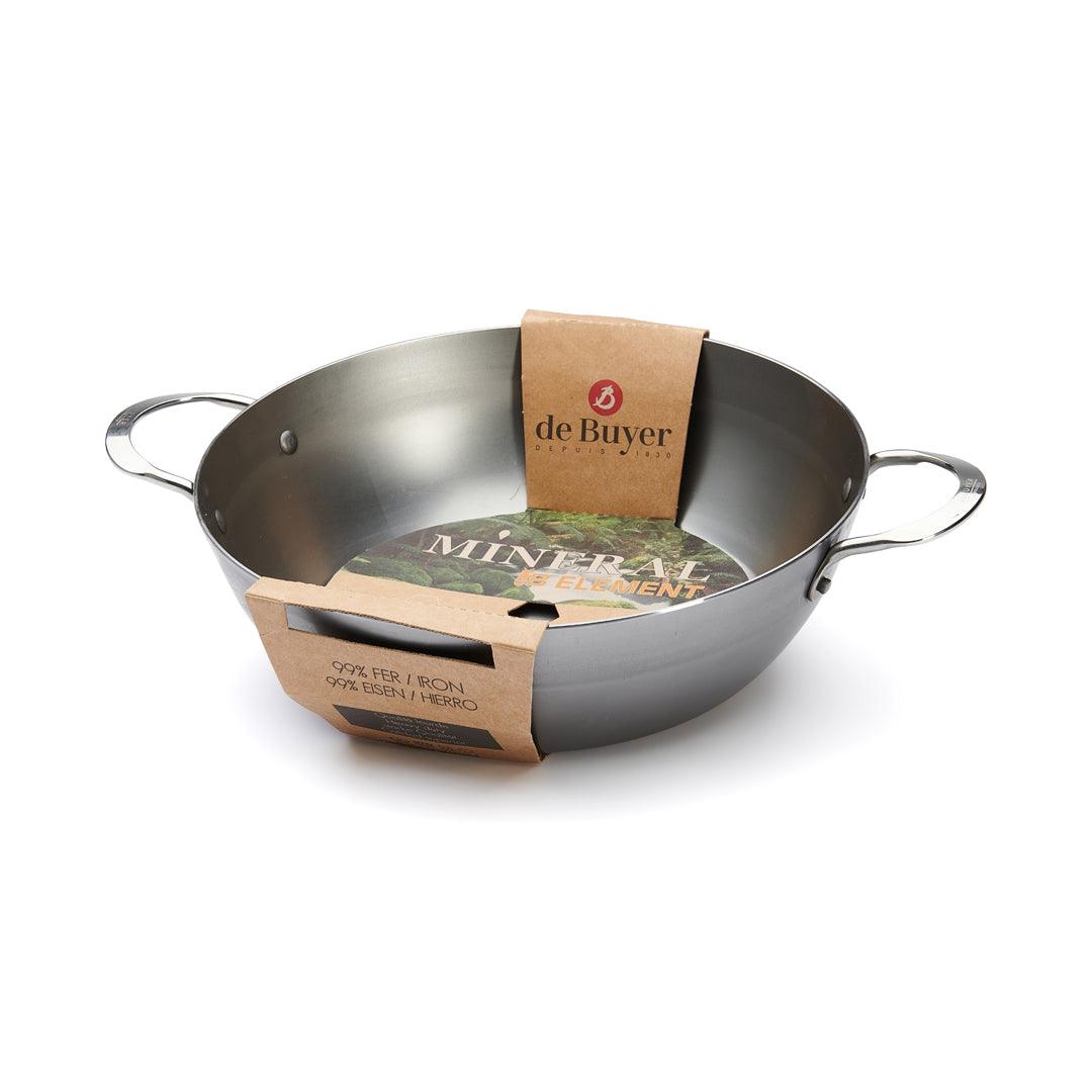 De Buyer Mineral B 32cm Deep Country Pan with 2 Handles - HAUSwares