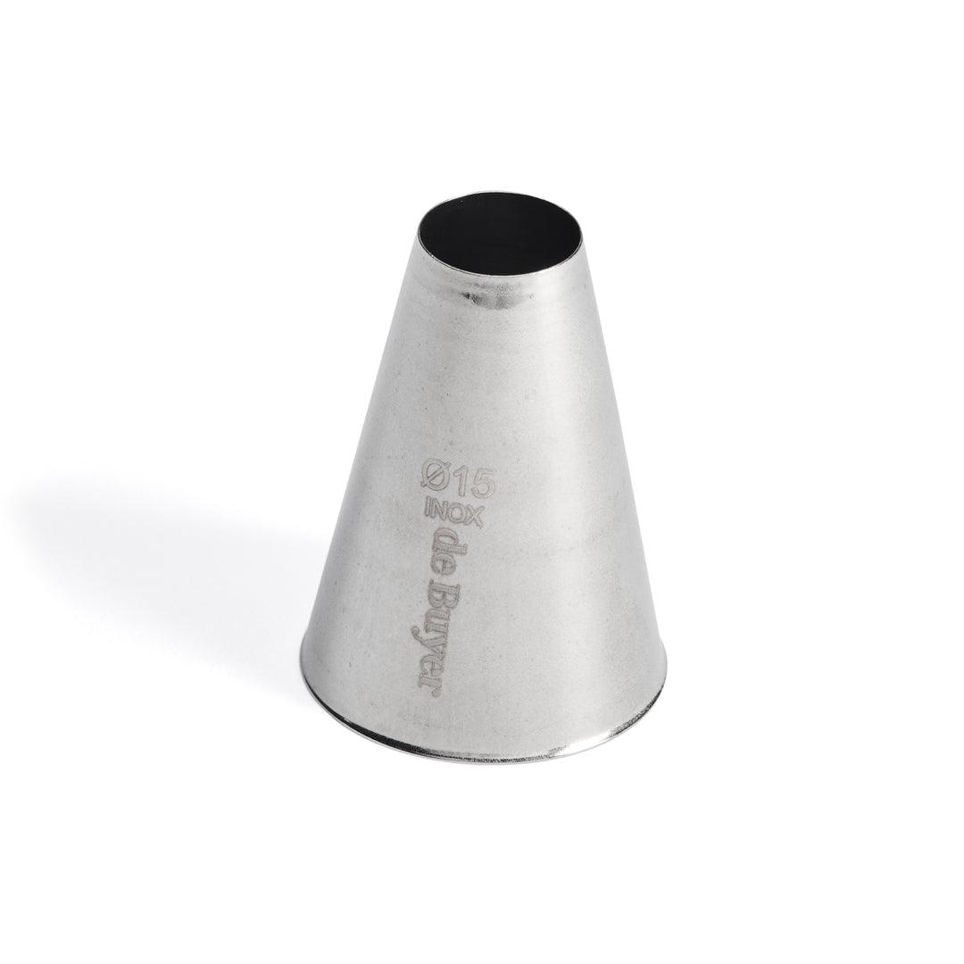 De Buyer Stainless Steel 15mm Plain Nozzle - HAUSwares