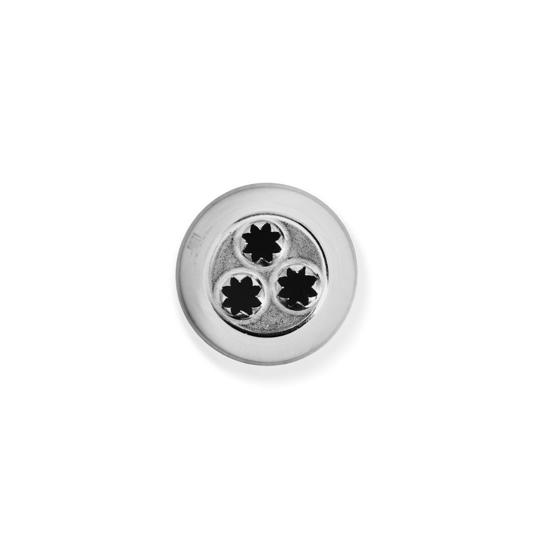De Buyer Stainless Steel Bird Nest Nozzle - 3 Fluted Holes - HAUSwares