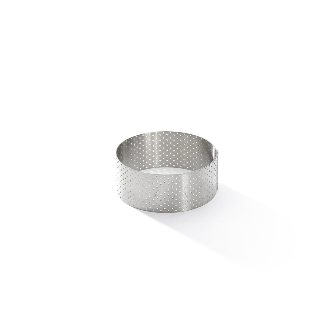 De Buyer 10.5cm Perforated Round Tart Ring