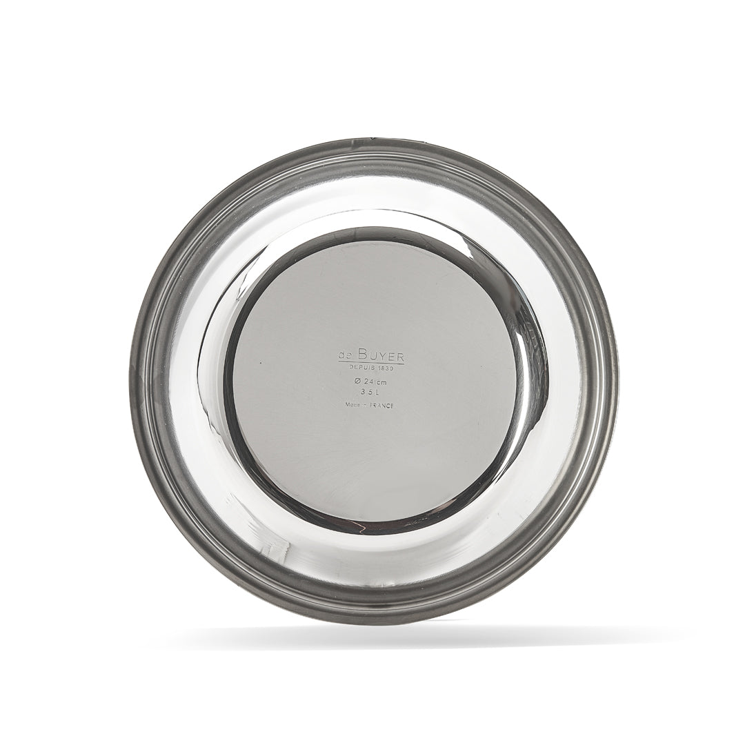 De Buyer Flat Bottom 24cm Pastry Bowl