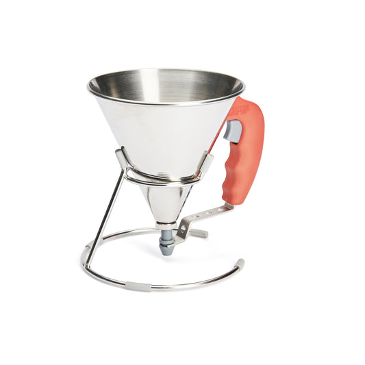 De Buyer Kwik Mini Piston Funnel - Red