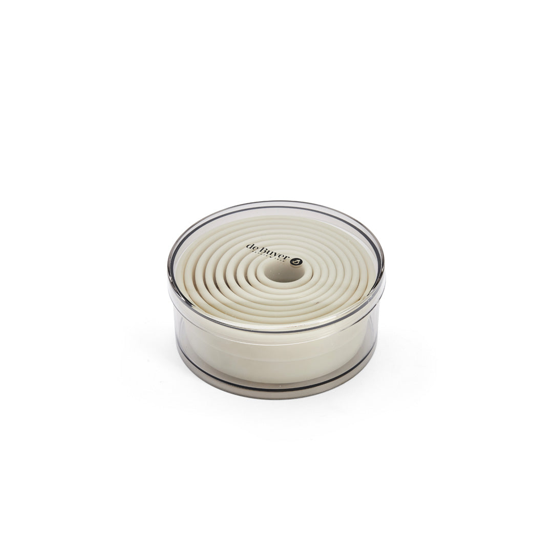 De Buyer Box of 9 Plastic Round Plain Cutters (2-10cm)