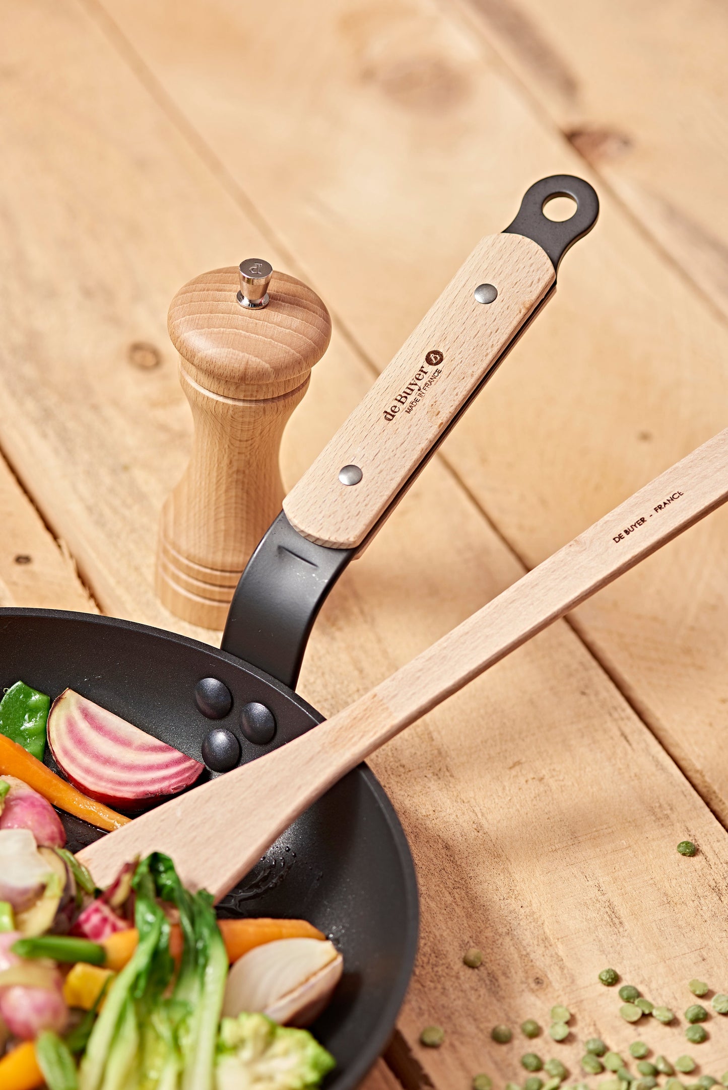 De Buyer B Bois 30cm Bevelled Spatula