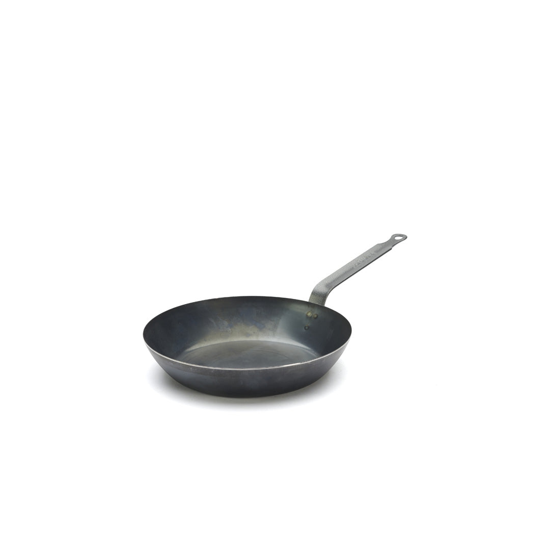 De Buyer Blue Steel 24cm Round Lyonnaise Frying pan