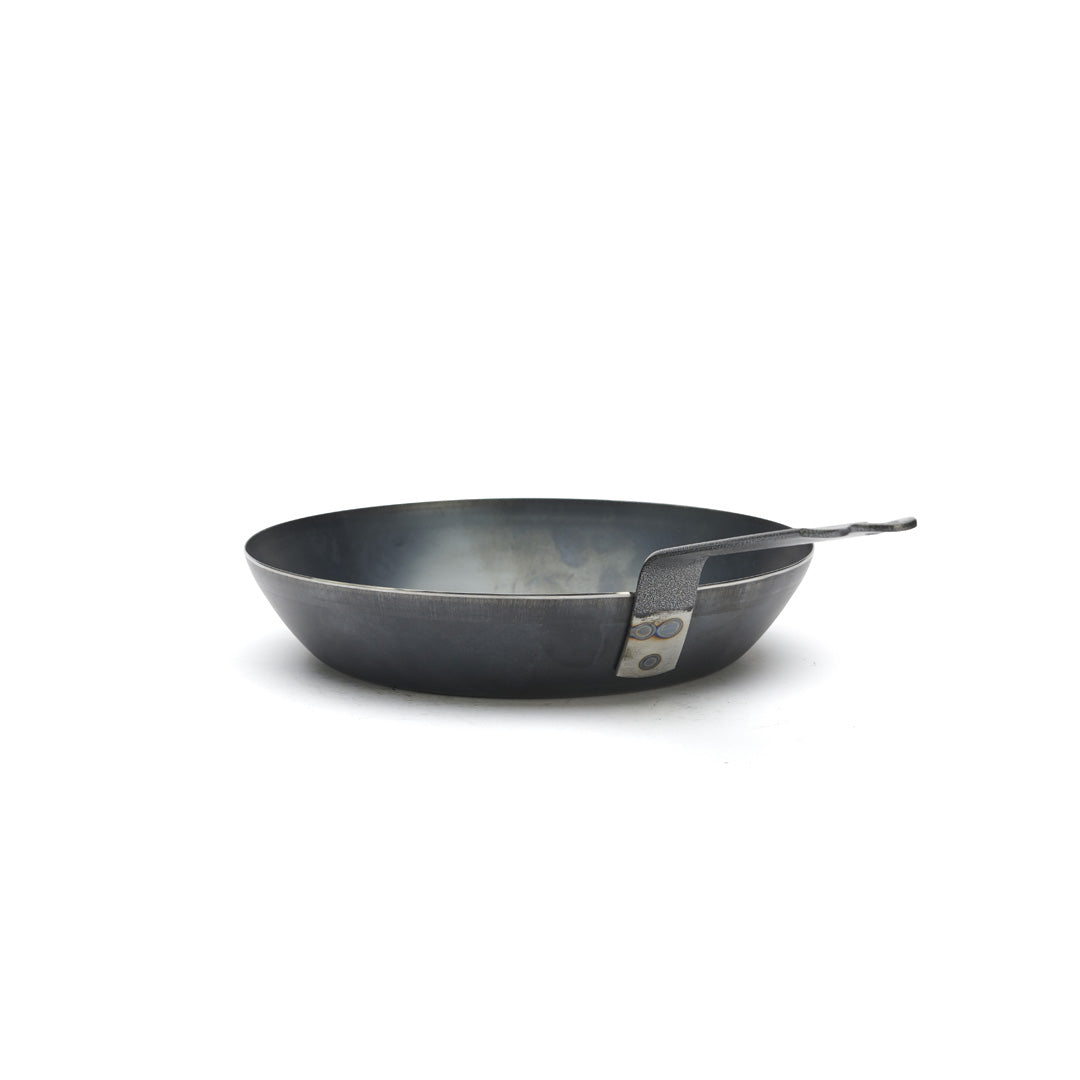 De Buyer Blue Steel 24cm Round Lyonnaise Frying pan