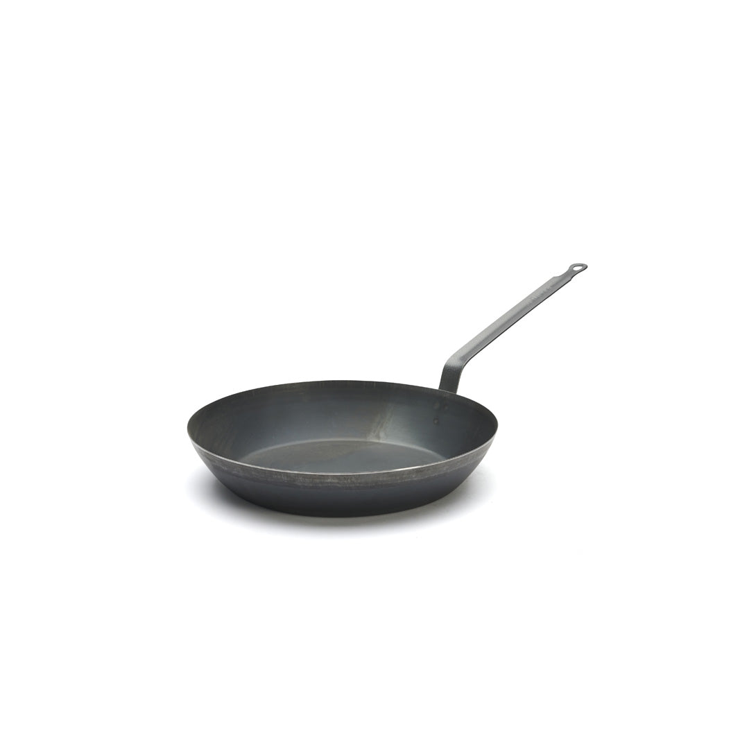 De Buyer Blue Steel 30cm Round Lyonnaise Frying pan