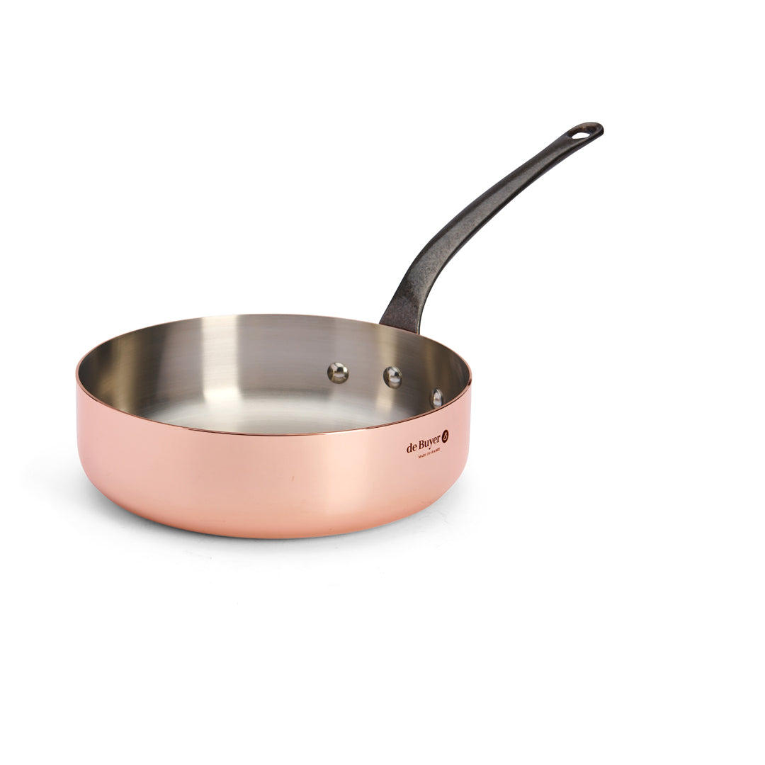 De Buyer Prima Matera 24cm Saute Pan | Cast Handle