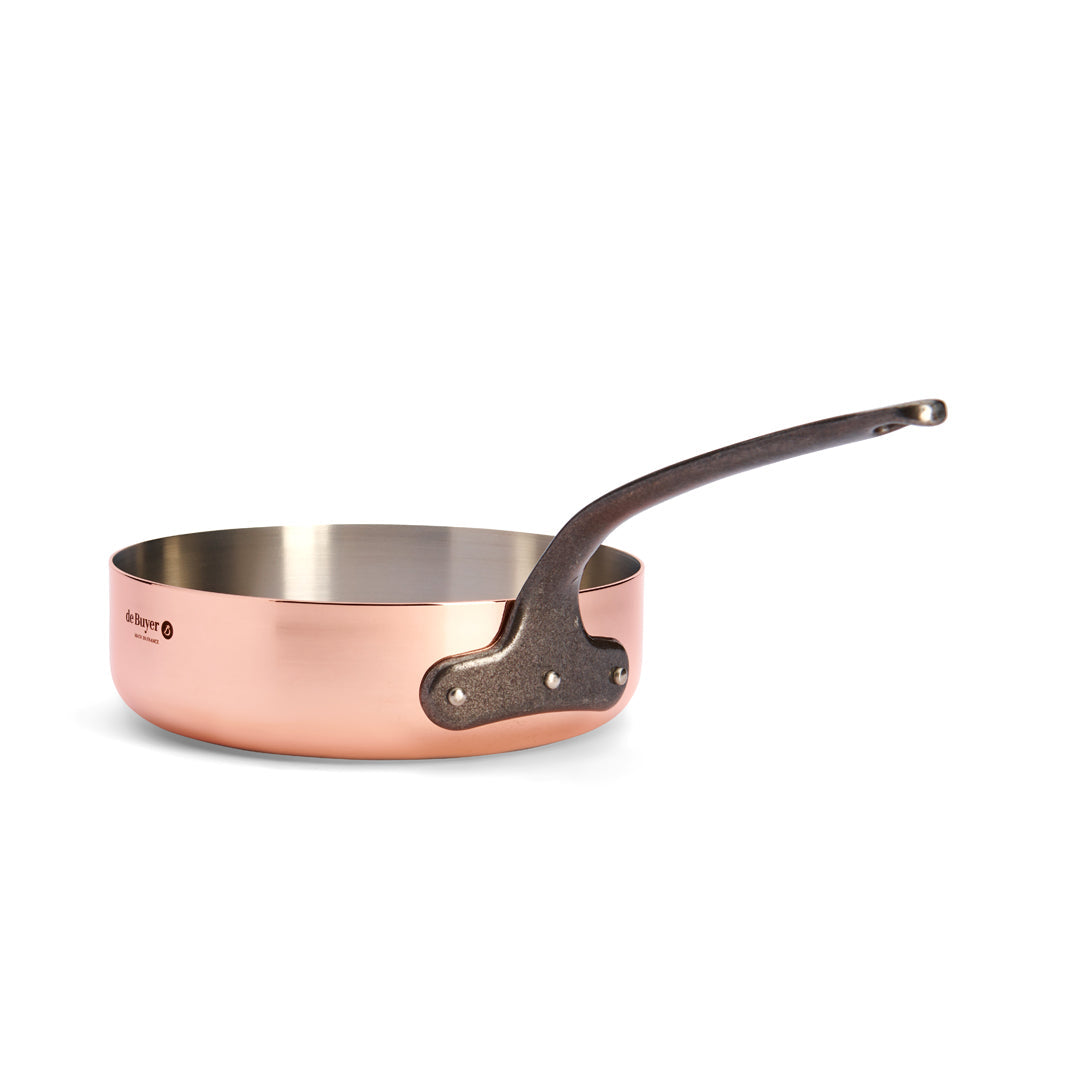 De Buyer Prima Matera 24cm Saute Pan | Cast Handle