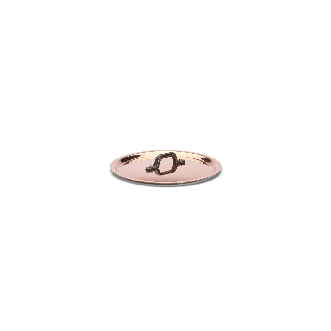 De Buyer Copper 16cm Lid with Cast Iron Handle