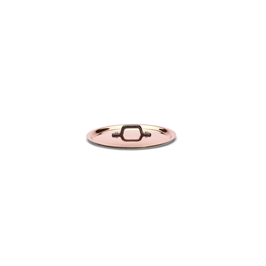 De Buyer Copper 16cm Lid with Cast Iron Handle
