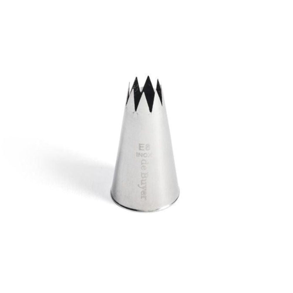 De Buyer Stainless Steel Star Nozzle (E8)