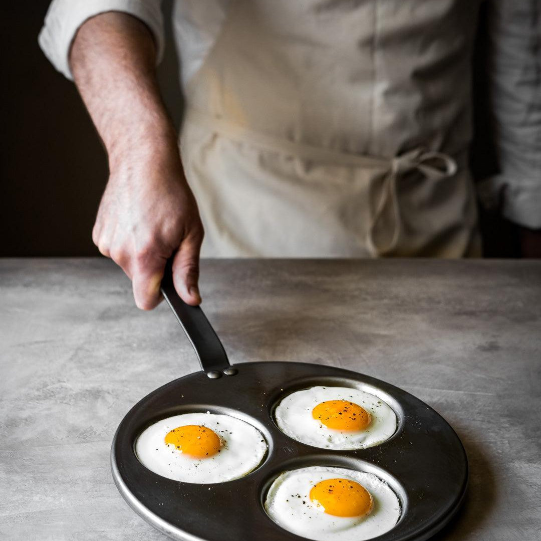 De Buyer Mineral B 27cm 3 Blinis Pan - HAUSwares