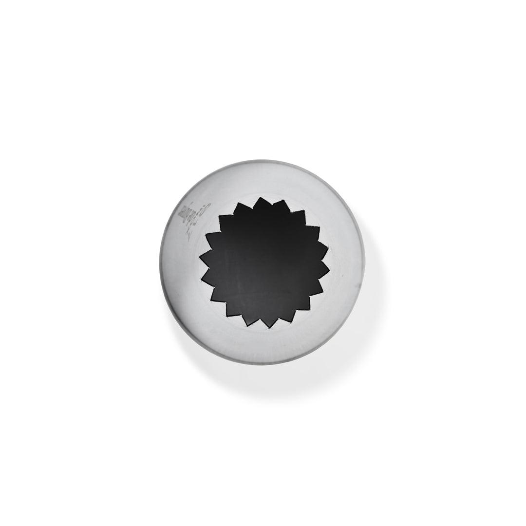 De Buyer Stainless Steel 17.5mm Petit Four Star Nozzle - 18 Teeth - HAUSwares