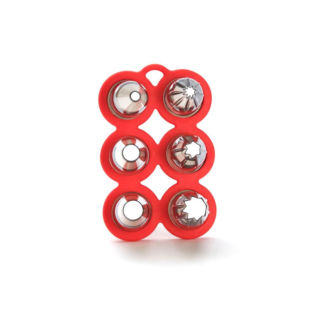 De Buyer Tritan Classic Nozzle Set With Holder - 6 Piece Set - HAUSwares