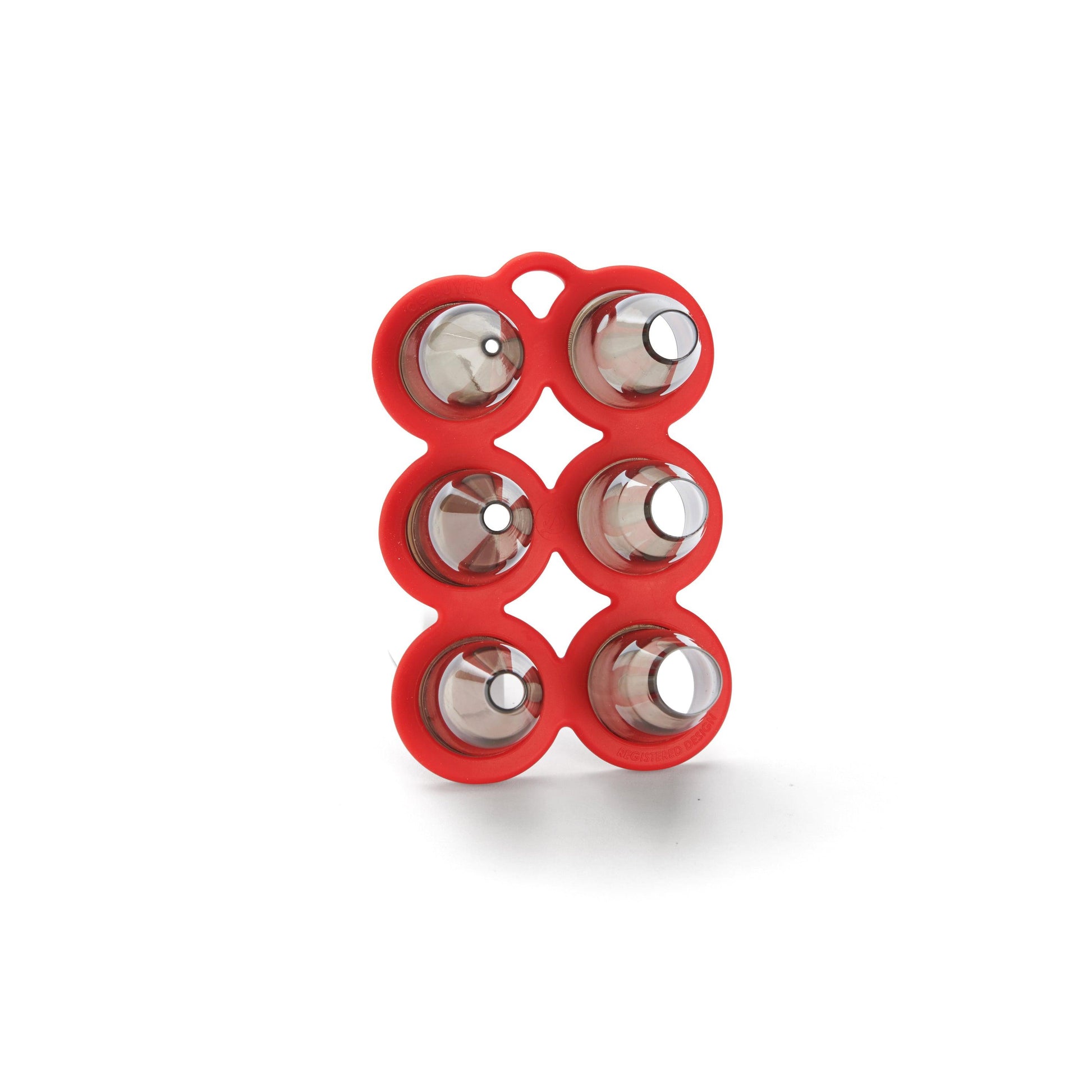 De Buyer Tritan Plain Nozzle Set With Holder - 6 Piece Set - HAUSwares