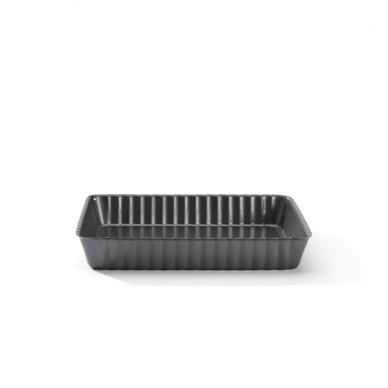 De Buyer Fluted 23cm Square Tart Mould W/Loose Base